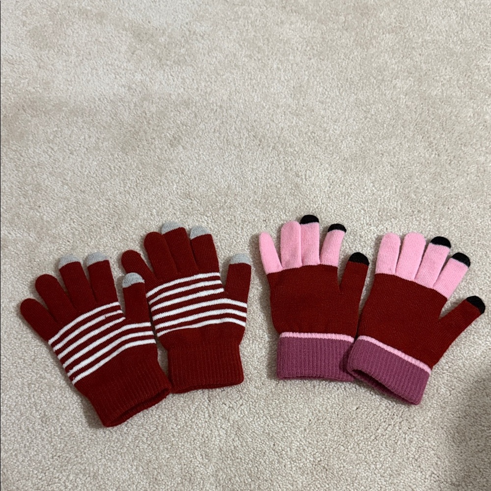 Touch-Screen Winter Gloves- Women (get both pairs)